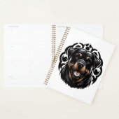 Rottweiler-Hund Gesicht Planer (Anzeige)