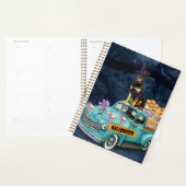 Rottweiler Hund Halloween LKW Beängstigende Nacht Planer (Anzeige)