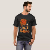 Rottweiler Hund Herbst Fall Pumpkin Truck Mappe Th T-Shirt (Vorne ganz)