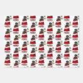 Rottweiler Hund in der Holiday-Geschenktasche Geschenkpapier Set (Vorderseite)