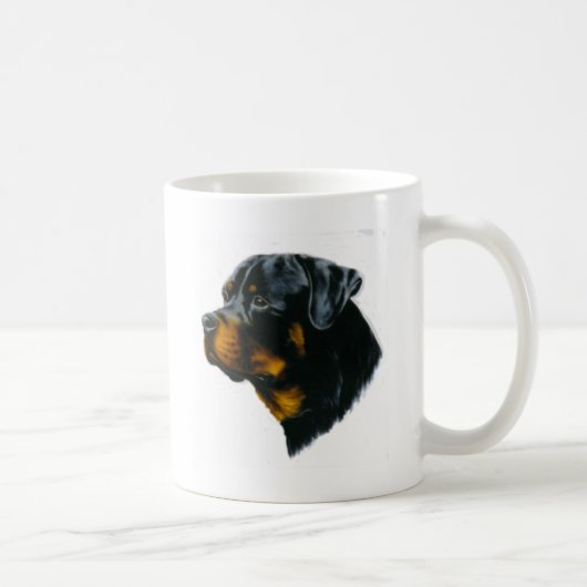rottweiler Hund Kaffeetasse (Rechts)