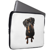 Rottweiler Hund Laptopschutzhülle (Vorne Rechts)