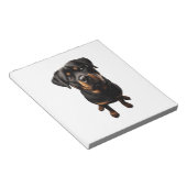 Rottweiler Hund Notizblock (angewinkelt)