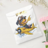 Rottweiler Hund Pilot Flugzeug Geschenktütchen (Versiegelt)