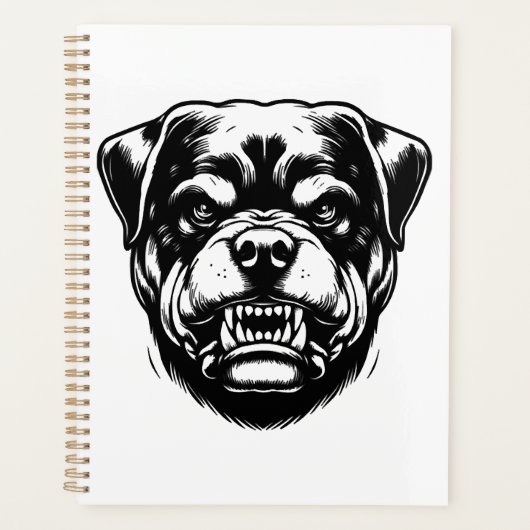Rottweiler Hund  Planer (Vorderseite)