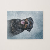 Rottweiler Hund Puzzle (Horizontal)
