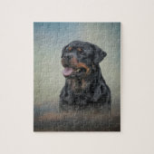 Rottweiler Hund Puzzle (Vertikal)