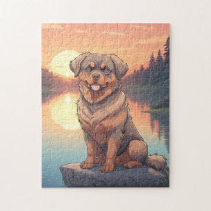 Rottweiler Hund Puzzle
