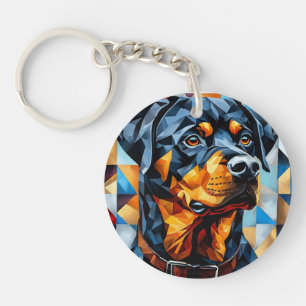 Rottweiler Hund Schlüsselanhänger