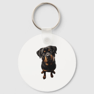 Rottweiler-Hund Schlüsselanhänger