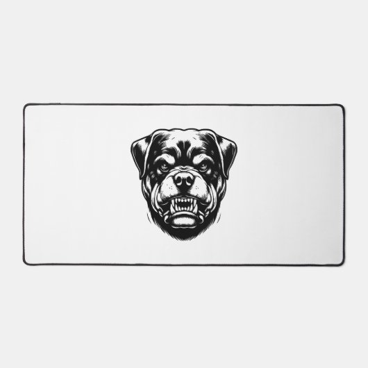 Rottweiler Hund Schreibtischunterlage (Vorderseite)