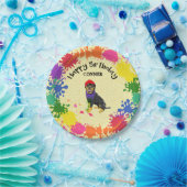 Rottweiler Hund Spaß Paint Splash Party Pappteller (Party)