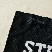 Rottweiler Hund Tiername Cool Rugby Welpe Strandtuch (Beispiel)