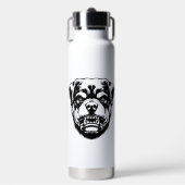 Rottweiler Hund  Trinkflasche (Vorderseite)