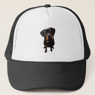 Rottweiler Hund Truckerkappe