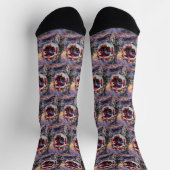 Rottweiler Hund Valentinstag Socken (Oben)