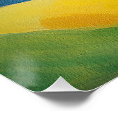 Rottweiler Hund wandert im Park 03 - Madeleine Poster (Ecke)