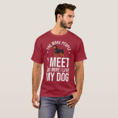 Rottweiler Hund Welpen Eigentümer Lover T-Shirt (Vorne ganz)