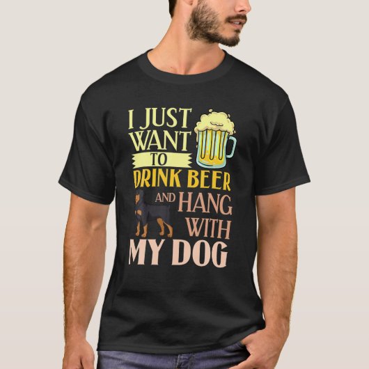 Rottweiler Hund Welpen Eigentümer Lover T-Shirt (Vorderseite)