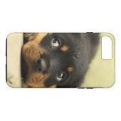 Rottweiler Hündchen neugierig Case-Mate iPhone Hülle (Rückseite (Horizontal))