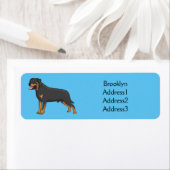 Rottweiler Hunde Cartoon Illustration (Insitu)