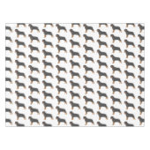 Rottweiler Hunde Cartoon Illustration Tischdecke (Vorderseite (Horizontal))
