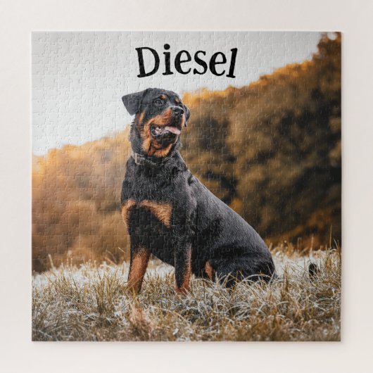 Rottweiler Hunde Personalisierte Custom Puzzle (Vertikal)