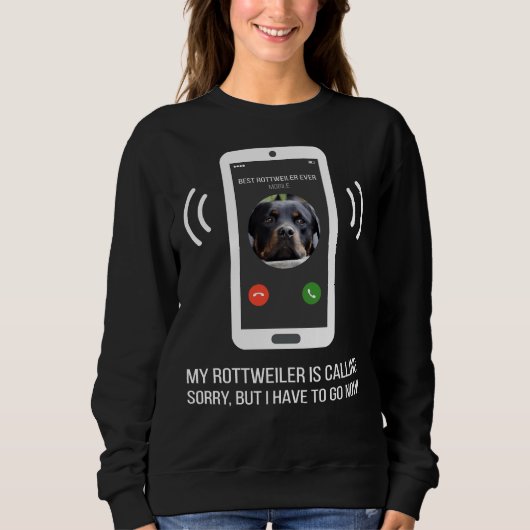 Rottweiler-Hunde-Rasse für Hunde, die älter oder ä Sweatshirt (Vorderseite)