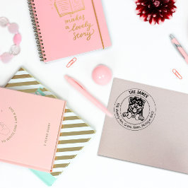 Rottweiler Hunde-Rücksendeadresse Gummistempel