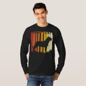 Rottweiler Hunde Silhouette T-Shirt (Vorne ganz)