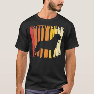 Rottweiler Hunde Silhouette T-Shirt