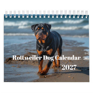 Rottweiler Hunde Wandkalender 2027