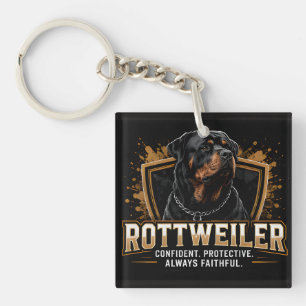 🐾 Rottweiler-Hundebesitzer-Familienandenken 🐾 Schlüsselanhänger