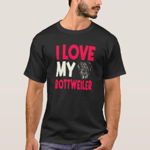 Rottweiler Hundebesitzer Züchter Pelz Elterntier L T-Shirt