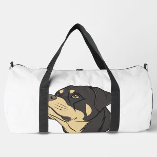 Rottweiler-Hundekunst Duffle Bag