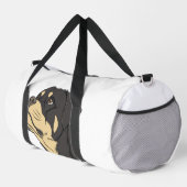 Rottweiler-Hundekunst Duffle Bag (Rechte Ecke)