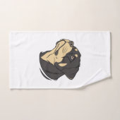 Rottweiler-Hundekunst Handtuch (Handtuch)