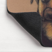 "Rottweiler" Hundekunst Mousepad (Ecke)