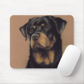 "Rottweiler" Hundekunst Mousepad (Mit Mouse)