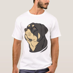 Rottweiler-Hundekunst T-Shirt