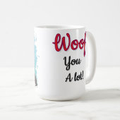 Rottweiler-Hundeliebe-Tasse Kaffeetasse (VorderseiteRechts)