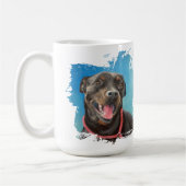 Rottweiler-Hundeliebe-Tasse Kaffeetasse (Links)
