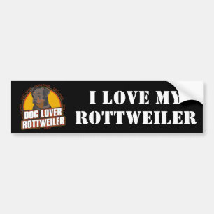 Rottweiler Hundeliebhaber Autoaufkleber