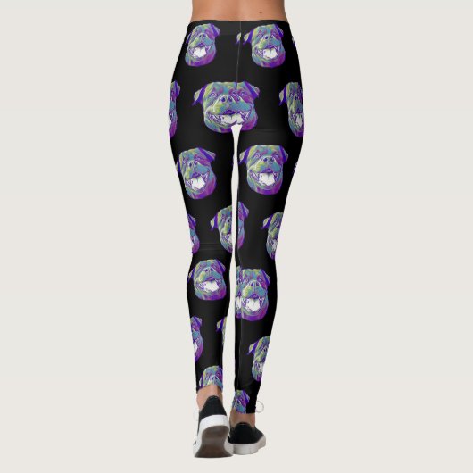 Rottweiler-Hundesport-Leggings Leggings (Rückseite)