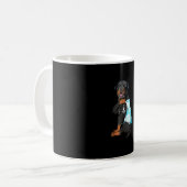 Rottweiler I Liebe Mama Tattoo Kaffeetasse (Vorderseite Links)