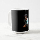 Rottweiler I Liebe Mama Tattoo Kaffeetasse (Vorderseite Links)