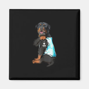 Rottweiler I Liebe Mama Tattoo Magnet