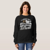 Rottweiler I Liebe My Stinkybutt Dog 12 Sweatshirt (Vorne ganz)