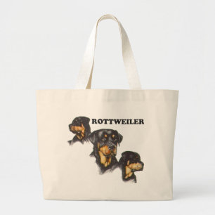 Rottweiler Jumbo Stoffbeutel