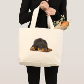 Rottweiler Jumbo Stoffbeutel (Vorderseite (Produkt))
